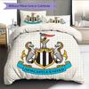 Set Copripiumino Trapuntato con Fantasia Newcastle United F.C. Decorazione per la Casa Regalo (1 * copripiumino + 2 * federe senza imbottitura)