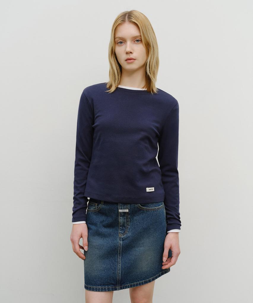 Malittepeulangsowajeobeo W Basic Long Sleeve Navy