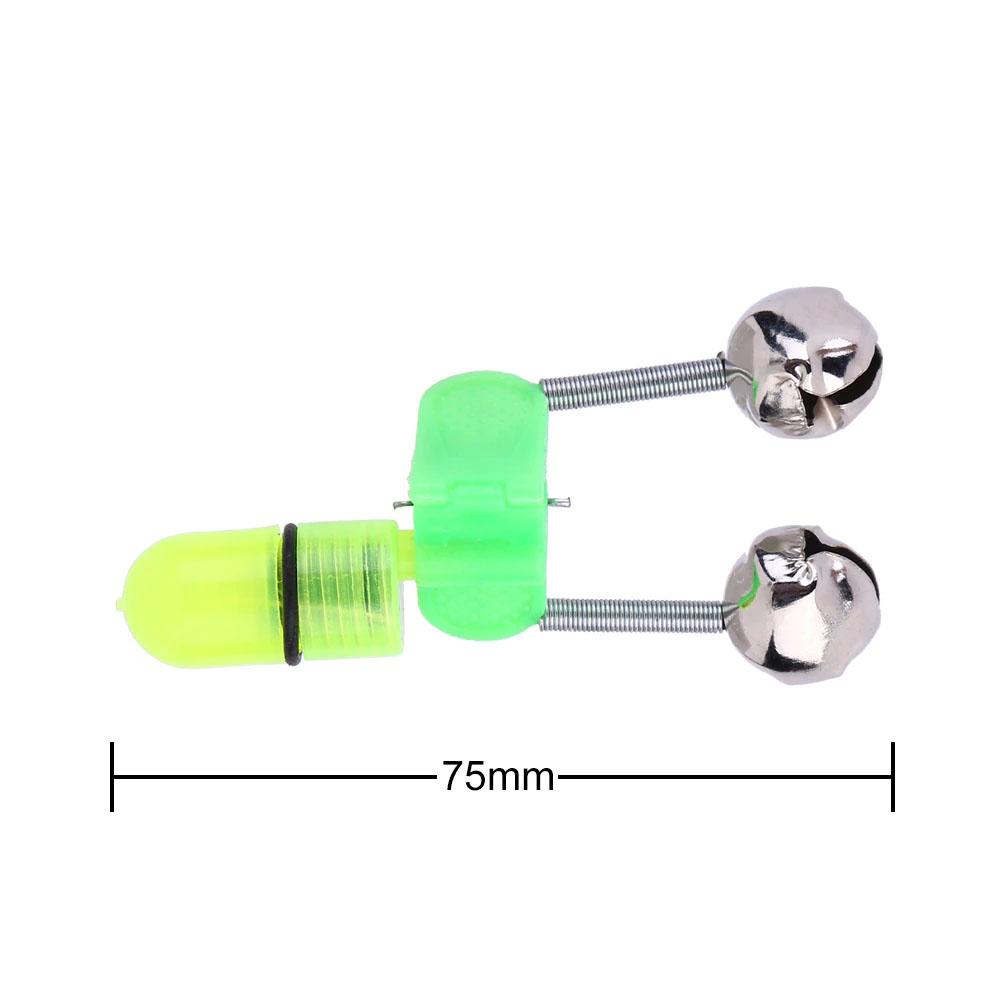 30pcs Night Fishing Rod Bait Alarm Bell With Dual Ring Bells Fishing Indicator Fish Bait Alarm Portable Fishing Accessories