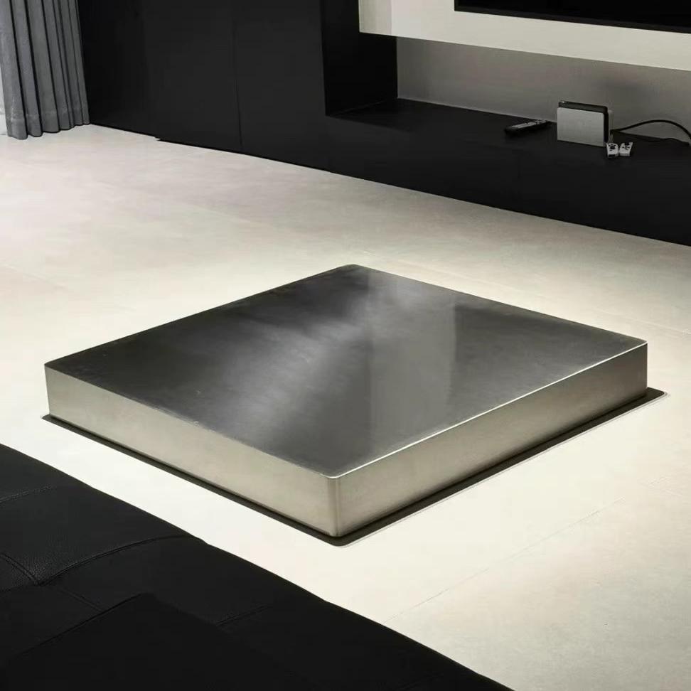 Italian Coffee Tables Stainless Steel Side Table Minimalist Tea Tables Modern Living Room Center Table Luxury Design Furniture