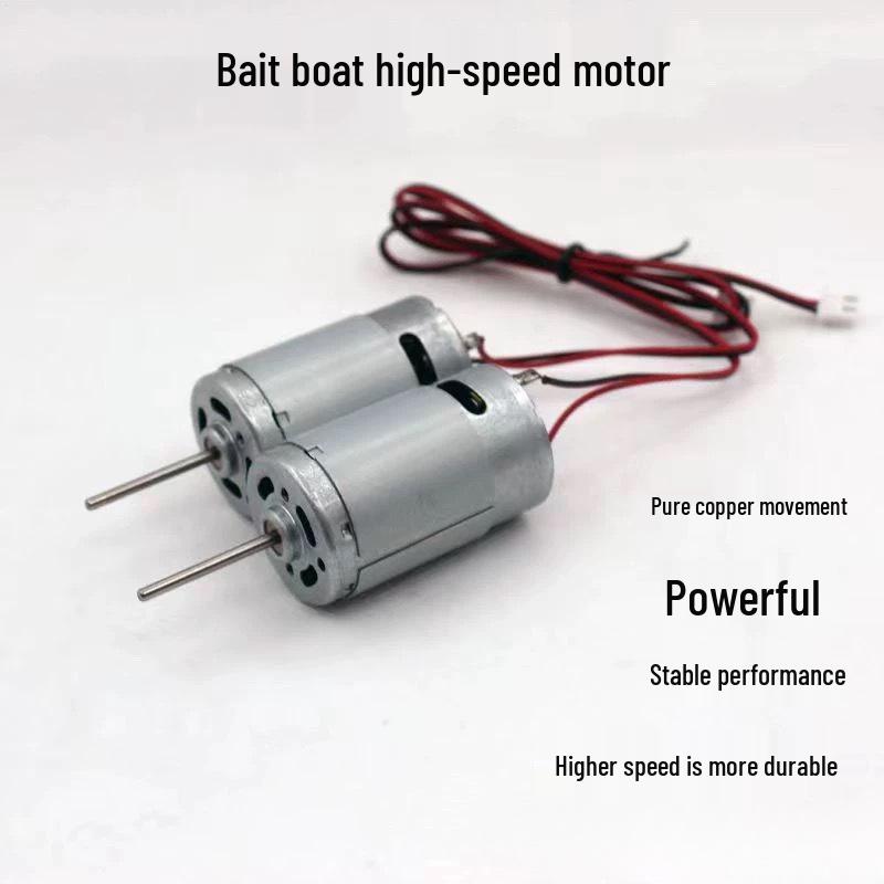 High-Speed 13000 RPM Bait Boat Motor 390 Type 7.4V with Power Servo Feeder