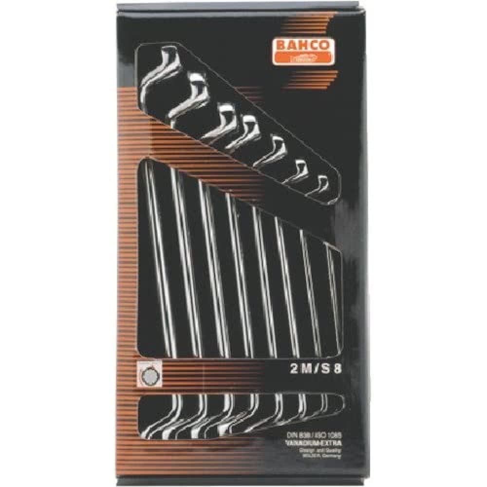 Bahco Deep Offset Double-Ended Glasses, Set of 8, 2M/S8