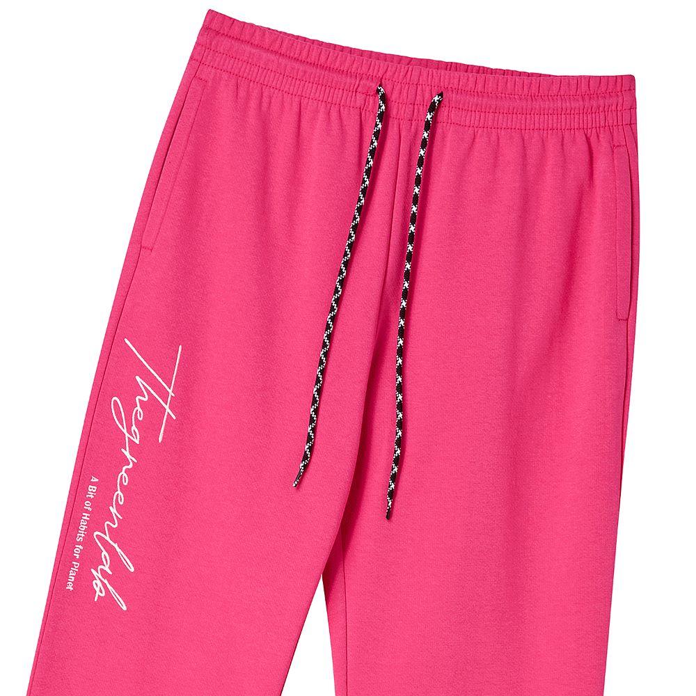THE GREEN LAB Oversized String Jogger Pants [Pink]