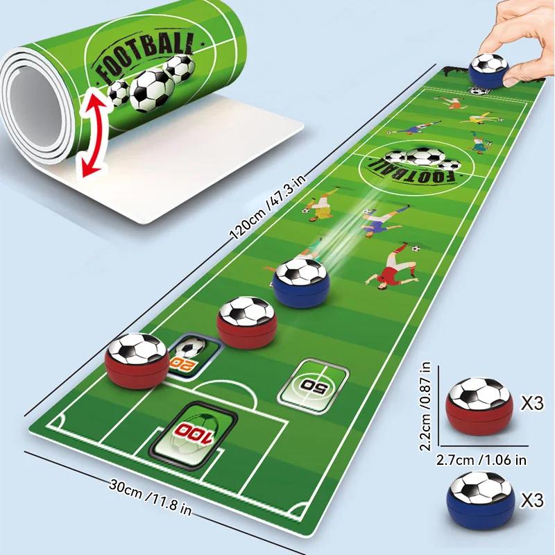 Soccer Curling Board Game - Children Interactive Social Indoor Bowling Table Games Mat Family Friend Party Fun Toy for Kids