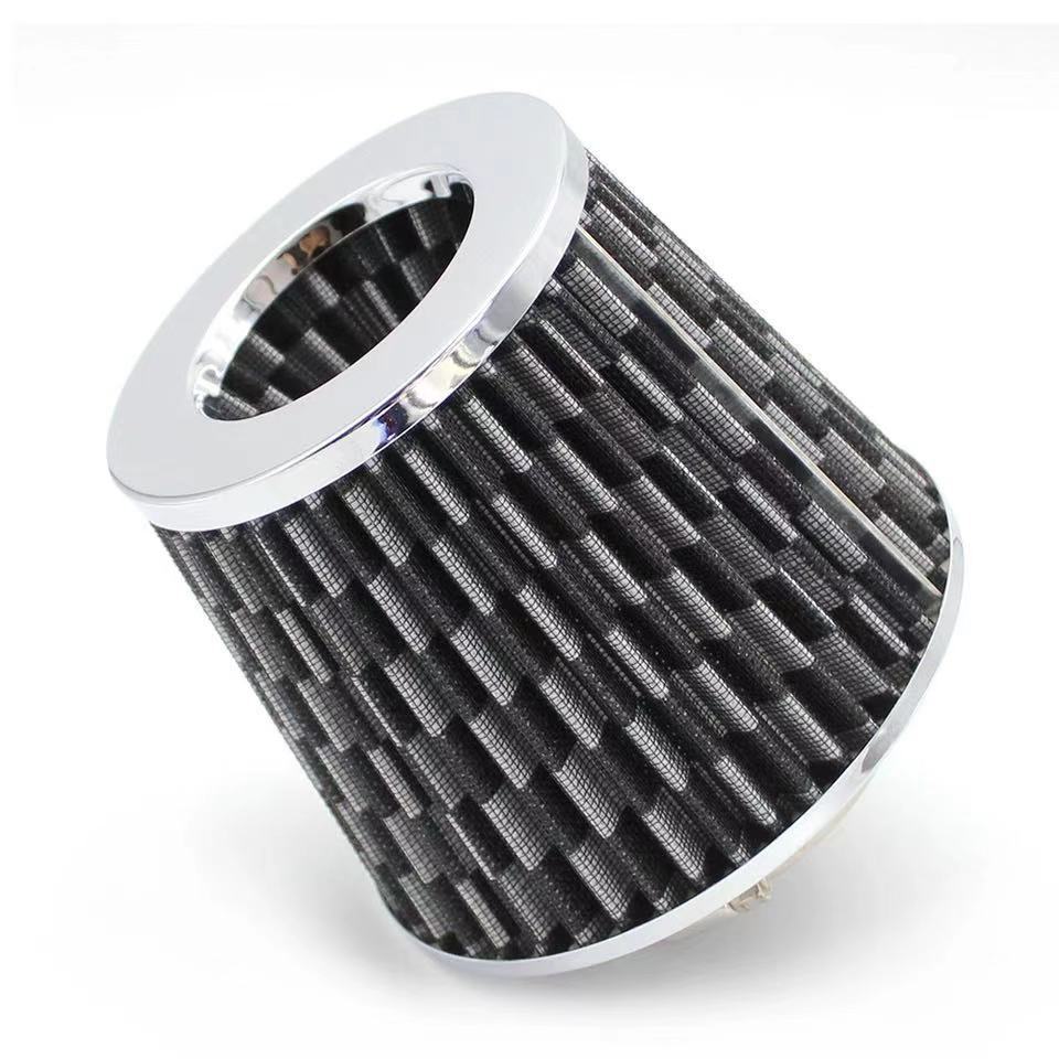 76MM 3 Inch High Flow Cold Air Intake Filter Universal Induction Kit Car Accessories Vehicles Air Filters Sport Power Mesh Cone Mass Air Flow 3