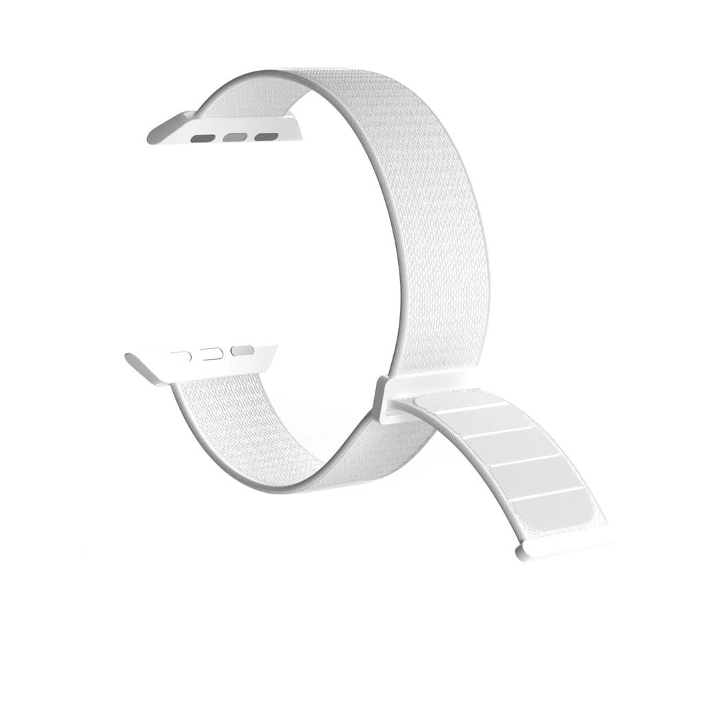 Pasek Nylonowy Puro Sport Do Apple Watch 38 / 40 / 41 Mm - Biały