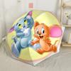 Tom And Jerry Sweet Outdoor Automatic Umbrella Compact 8-Rib Design Compact Design for Women/Men Fashion Lovers Wedding Party Gift