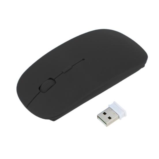 2,4G ergonomisk trådløs spillmus med USB-mottaker for bærbar PC