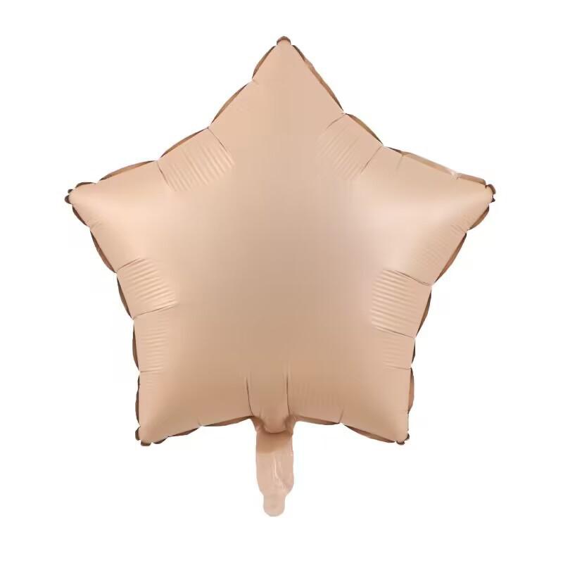 3-10Pcs 18inch Heart Star Aluminum Foil Balloons Retro Color Helium Air Balloon for Wedding Adult Kids Birthday Party Decoration