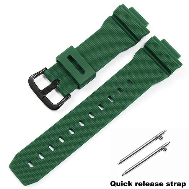 Prémiový gumový řemínek k hodinkám Pro Casio G-Shock GM2100 GA2100 DW5600GM GA 2100 DW6900 silikonové řemínky doplňky 16mm