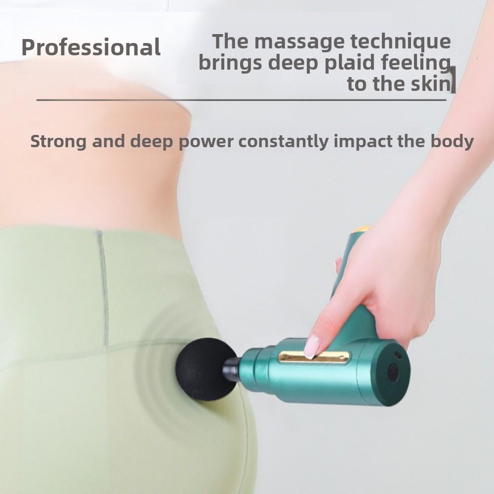 Mini Massager Fascia Gun Rechargeable Fascia + Direct Supply Muscle Fitness Neck Gun Electric Vibrator