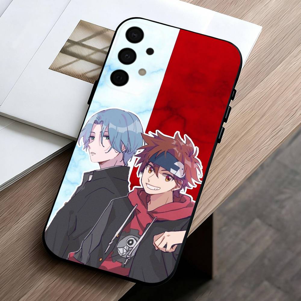 

SK8 The Infinity L-Langa R-Reki Phone Case For Samsung Galaxy A73,A72,A71,A70,A53,A52,A51,Soft Silicone Black Cover Samsung a21