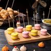 100 Stück Lebensmittel Obst Kuchen Bambusspieße Dekorative Zahnstocher Holz Partyzubehör, Hochzeitsparty Einweg Kuchen Dessert Bambusspieße
