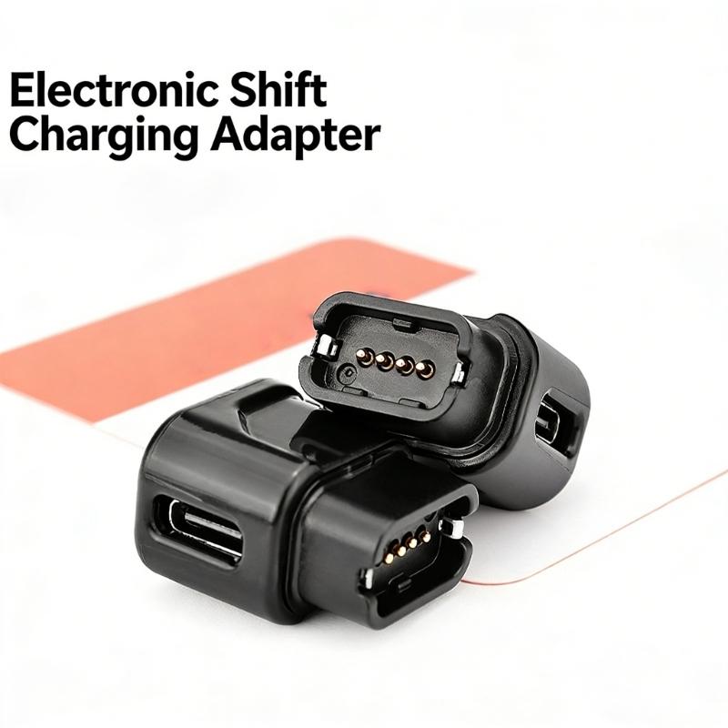 Charging Connector Adapter For Electric Bicycles Derailleurs With Overload Protections Metal Contact Compacts Design