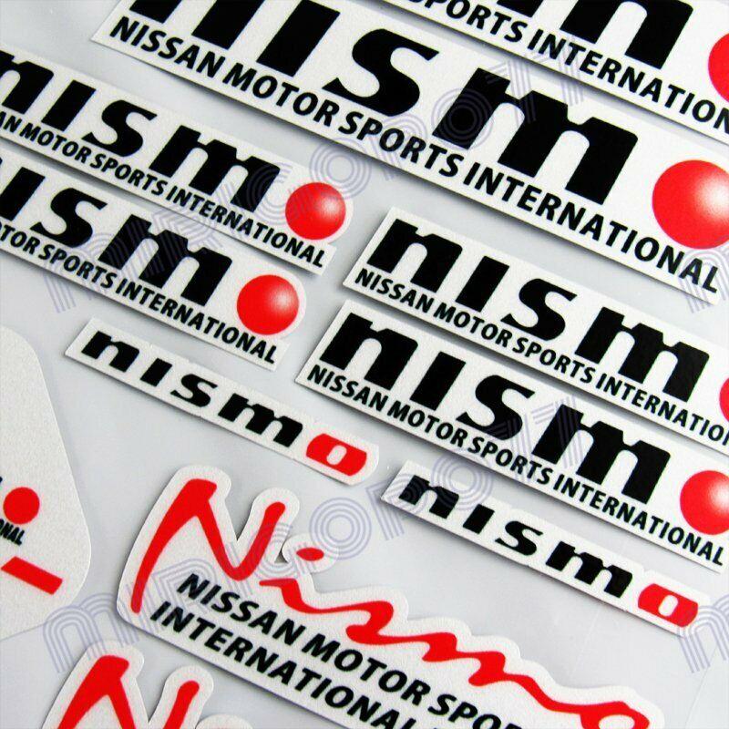 

NISMO светоотражающая виниловая наклейка для двери автомобиля, окна, 11 шт. (набор)