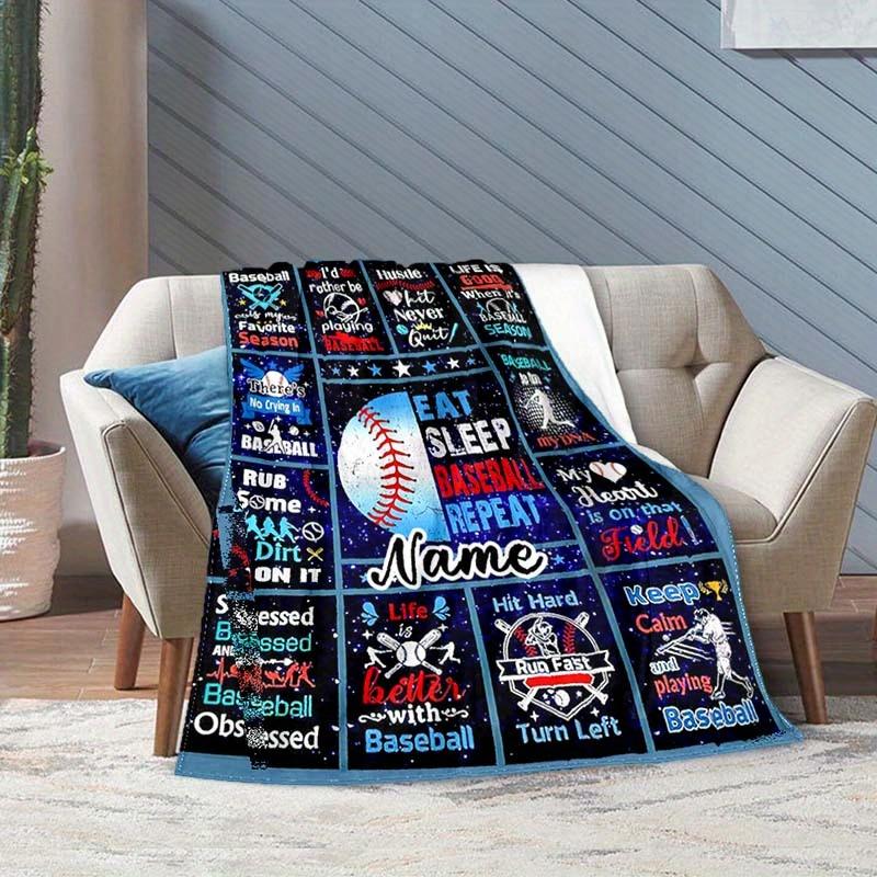 Ball Customize Your Name Blanket Warm Comfortable And Soft Blankets Are Suitable For Home Chairs Office Sofas Sofas Office Camping And Gifts For