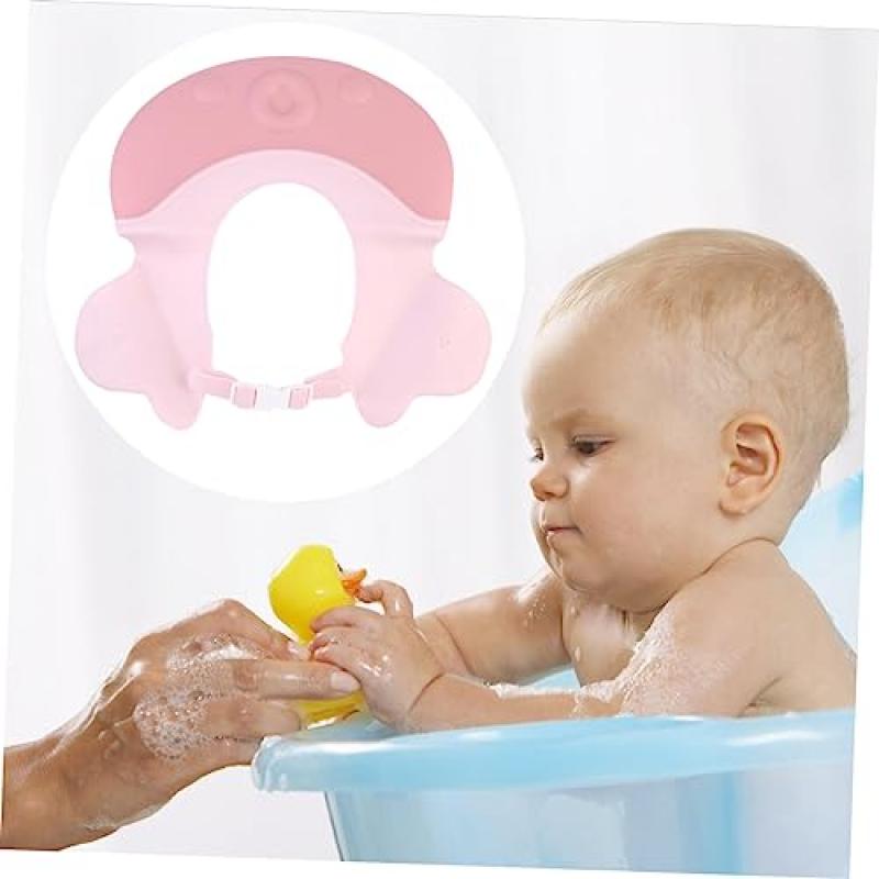 Shampoo Cap for Adults and Babies, Safe Waterproof Bathing Hat, Hair Washing Visor Shield, Kids Shower Protective Cap, Anti-Splash Sport
