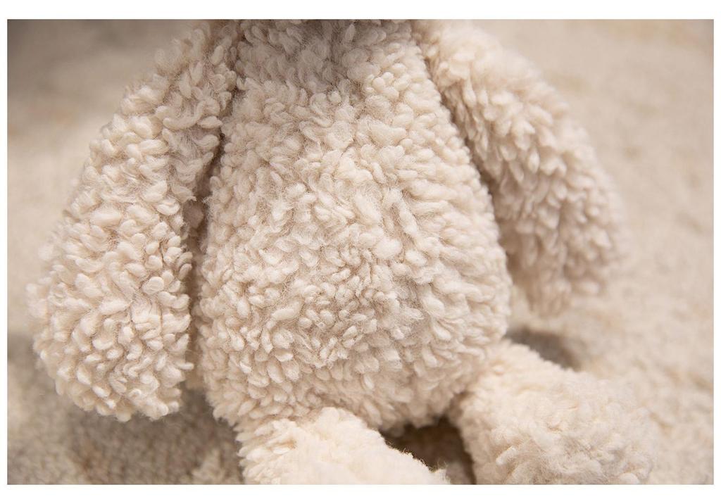 Cute Lamb Wool Plush Toy - Soothing Doll & Charming Companion for Girls