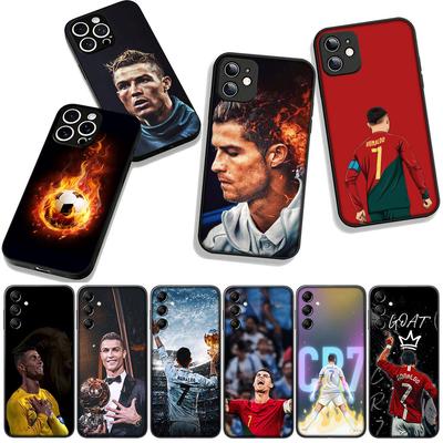 Soccer King CR7S No 7 Football No7 Phone Cover for Apple iPhone 16 15 14 Plus 13 12 Mini 17 Pro Max + ProMax 16E Air Case