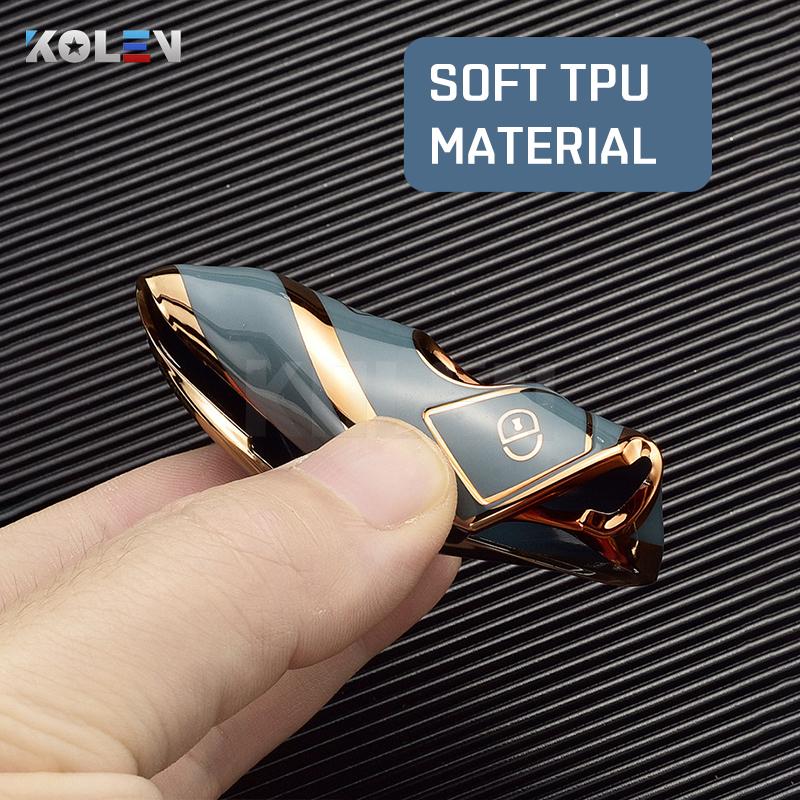 New Tpu Car Key Case Cover Shell Fob for Mercedes Benz A C E S Class W204 W205 W212 W213 W176 GLC CLA AMG W177 Auto Accessories