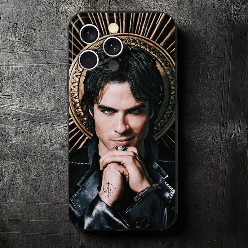 The Vampire Diaries Soft Phone Case for iPhone 16 16E 17 Air 15 Pro Max 14 Plus 13 Mini 11 12 7 Black Cover Back Shell