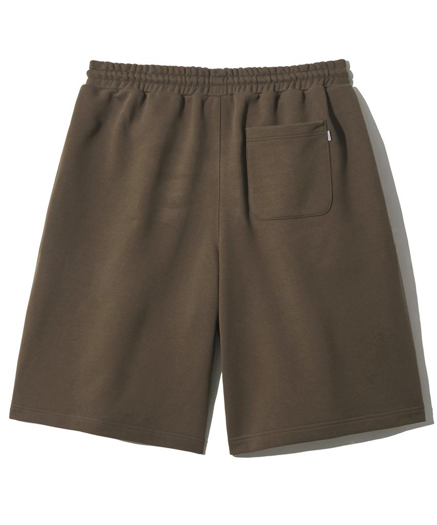 FILLUMINATE Side Tuck Bermuda Sweat Shorts - Brown