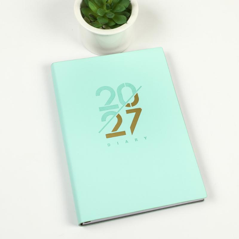2027 English Work Schedule Planner Notepad Wear-resistant Thick Paper Efficiency Task List Notebook for Business Staff