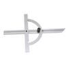 Woodworking Protractor Carbon Steel High Accuracy Easy Read Portable Adjustable Angle Ruler 150 X