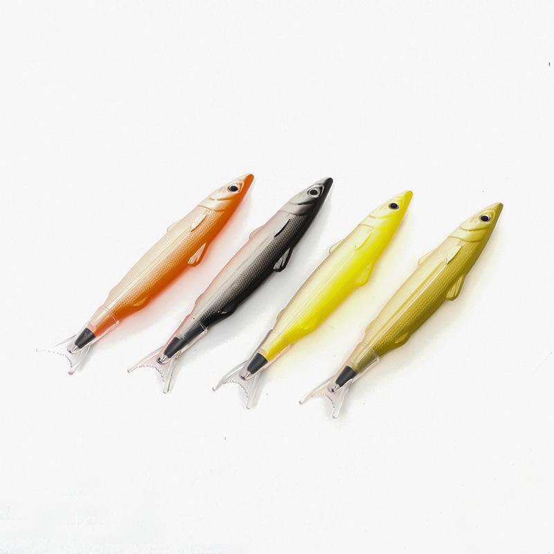 Fish-Shaped 0.7mm Ballpoint Pen for Kids - Portable Continuous Ink Pen for Office and School Use