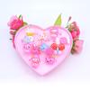Kids Assorted Cute Resin Acrylic Cartoon Rings Toy with Plastic Storage Box Party Favors Girls Gift