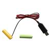 USB 5V To 3V AAA Battery Eliminator USB Power Supply Cable AA Dummy Batteries Power Supply Adapter Cable for LED Light
