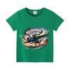 Italian Brainrot Color T-shirt Summer Short Sleeved Boys' Cute Clothes Children's Anime Top Cartoon Digital T-shirt Gift
