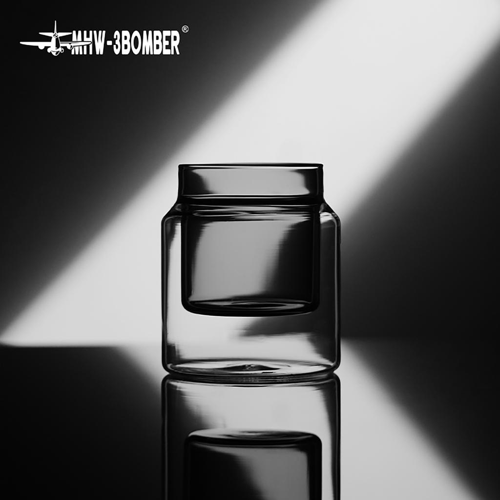 MHW-3BOMBER DW Series Glass Cup Double Wall Glass Coffee Mugs Borosilicate Glass Espresso Cups Professional Barista Accessories