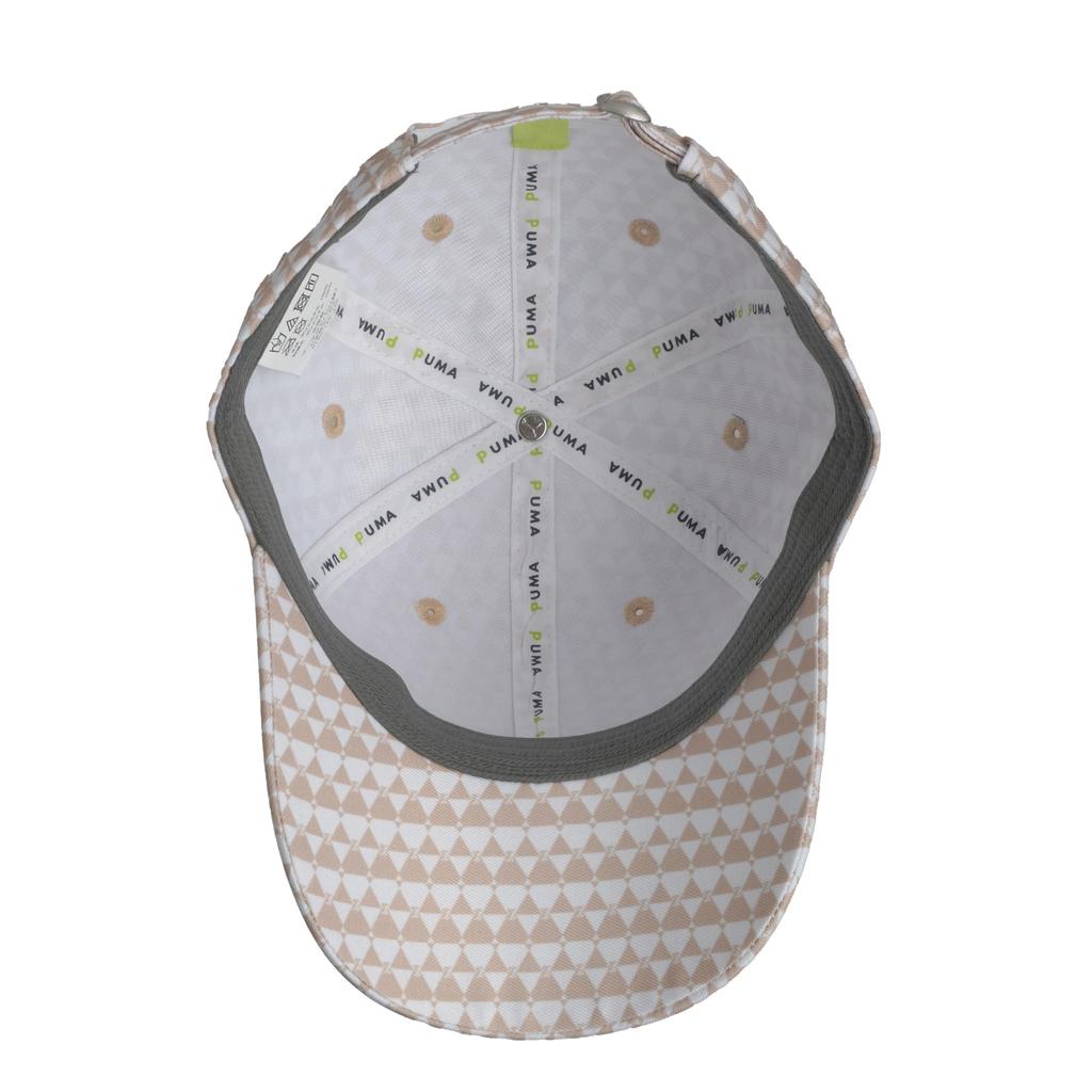 PUMA Alabaster Golf Size with a Monogram AOP Women's Cap, 025780, Logo.