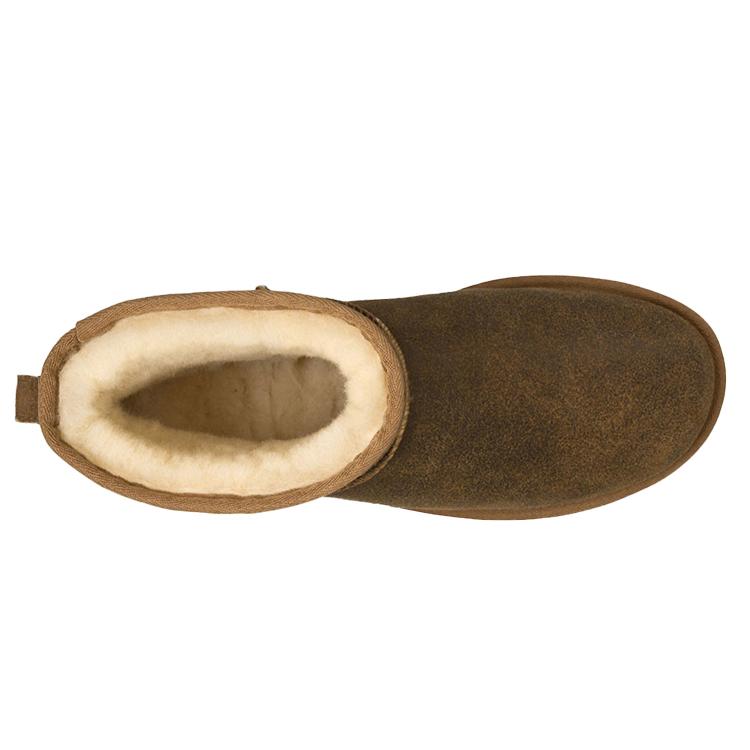 UGG Classic Mini Bomber Fleece Lined Brown 1007307-BJCE