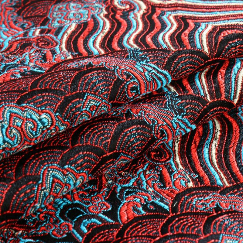 Ancient Style Silk Satin Fabric for Traditional Chinese Tang Suit Cheongsam Embroidered Hanfu Material Handcraft Packaging Cloth