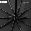 Baolizi High-End Full Automatic Umbrella for Men Extra Large Thickened Reinforced Windproof Large Folding Umbrella for Heavy Rain