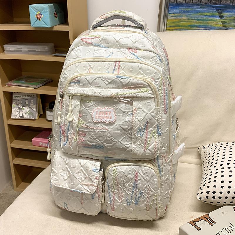 Schoolbags Children Elementary School Girls Junior High School Students High Value Ins Pain Bags Multiple Backpacks
