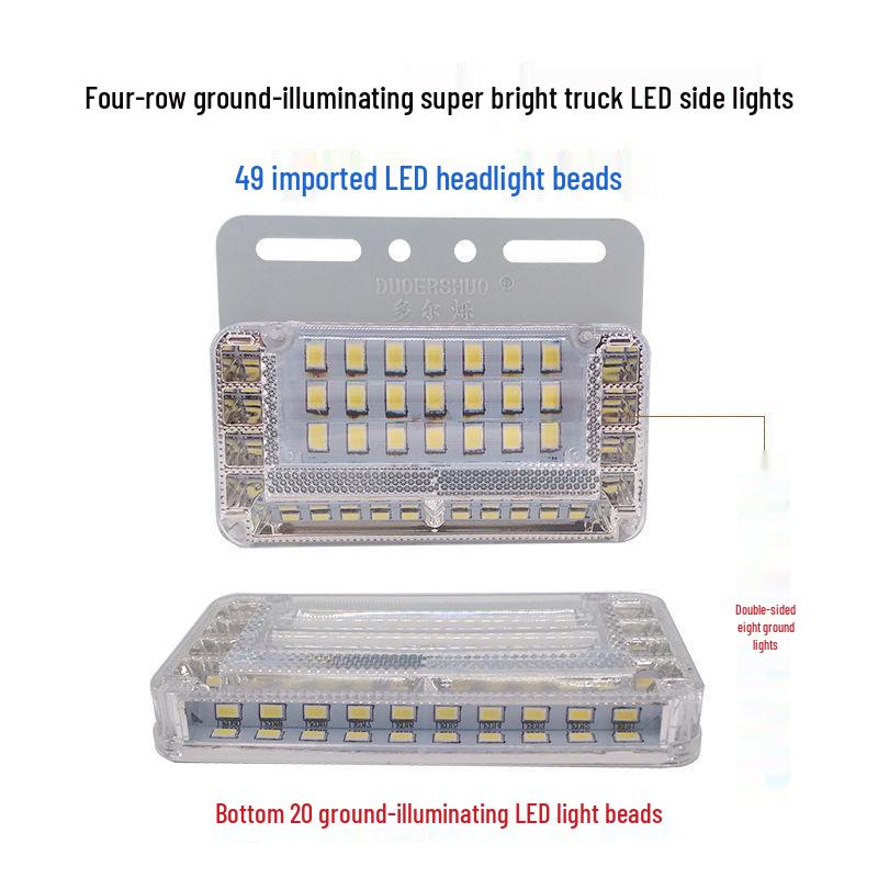 Super Bright 24V LED Truck Marker & Side Waist Lights