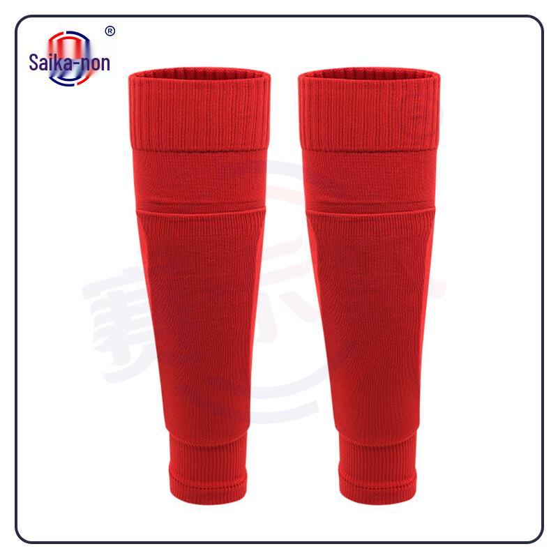 Saikalong Adult Football Shin Guard & Sock Sleeve Set One Size