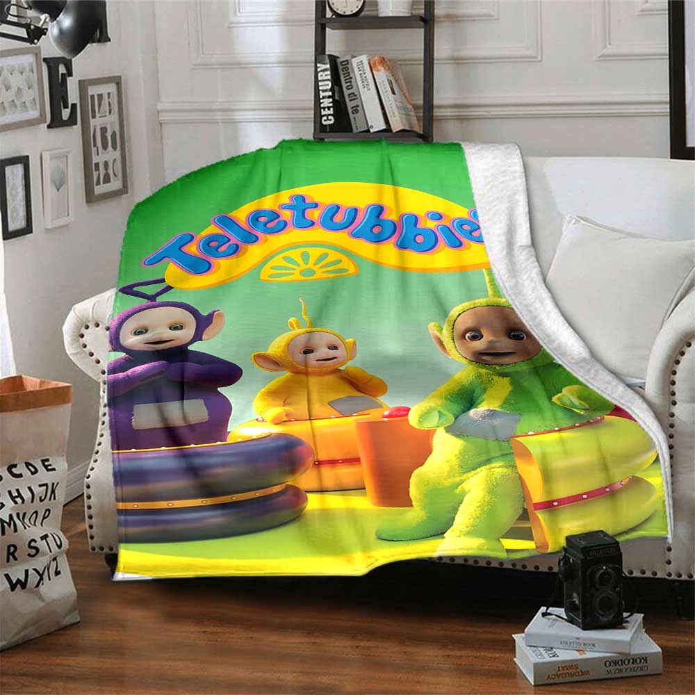 Teletubbies Hug Cozy Blanket Comfortable Ure Suitable Picnics All-Season Use Versatile Accessory Birthday Christmas Gift Blanket Y6