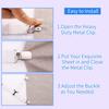 MENDENG Bed Sheet Straps Queen Fitted Sheet Straps Sheet Holders for Corners King Size Mattress Straps Suspenders Gripper White 4P