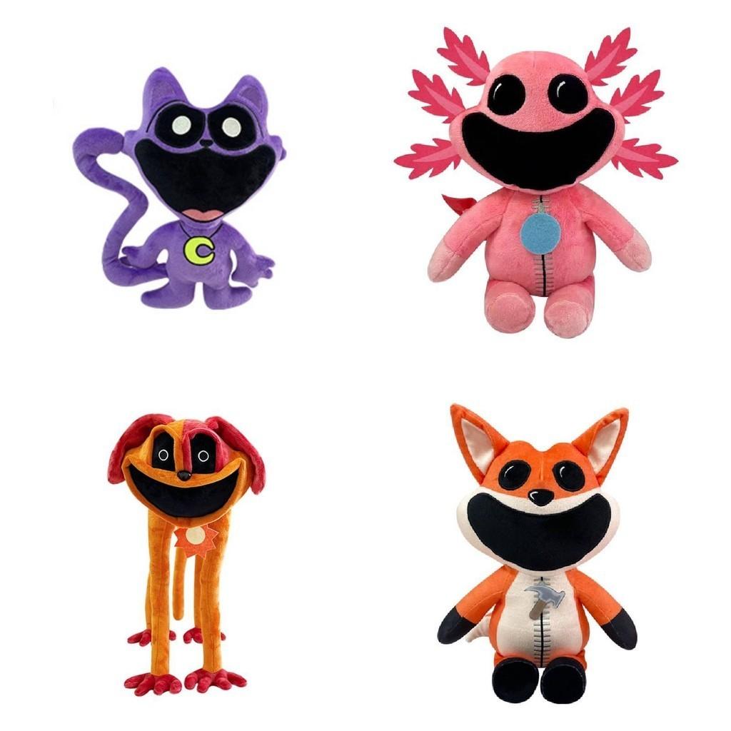 Smiling Critters Lila Katze Monster Plüschtier Im Furchteinflößenden Spielstil 30cm