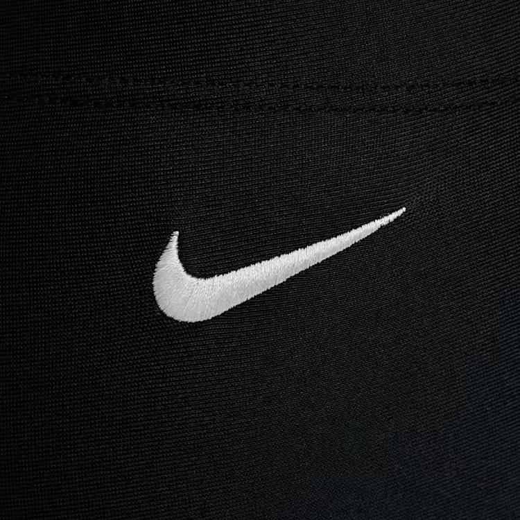 Nike Kids Swim Logo Letter Tight Swim Shorts Kids Swimwear Black Dark-Gray White HV9926-010