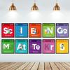 10 Pcs Science Bulletin Board Set Scientist Posters Classroom Decoration Banner Classroom Wall Decoration for Teachers Science Lab Cutouts for