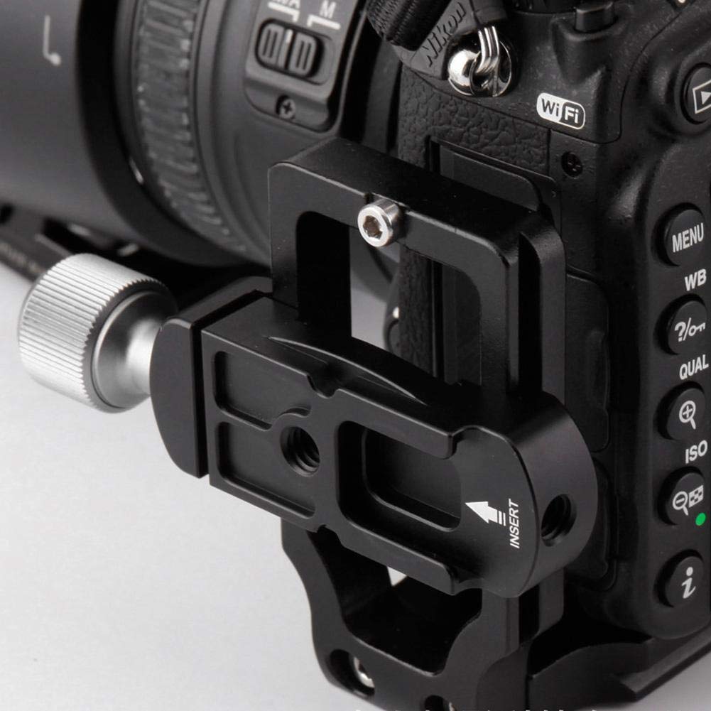 VBESTLIFE Quick Release Aluminum High Screw with Cold for Compatible with Microphones and Lights Plate, Alloy, Durability, 1/4" Hole, Shoe,