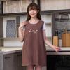 Oil-Proof Kitchen Aprons Breathable Vest apron Work Clothes Striped Sleeveless Aprons  Women's