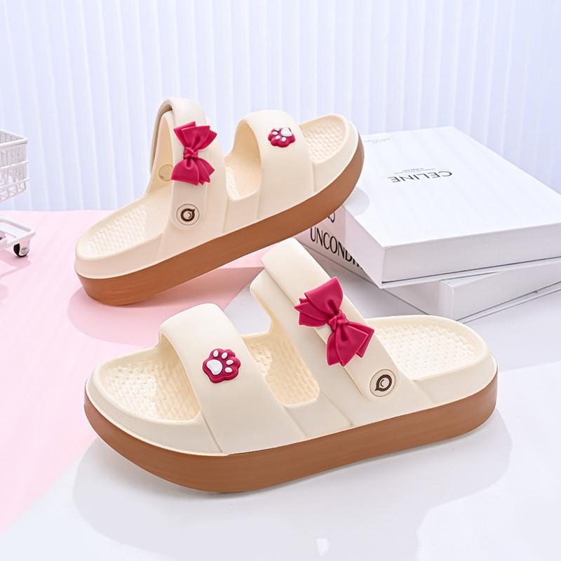 

Девочки Летние Модные Повседневные Шлепанцы Нескользящая Мягкая Подошва ЭВА Уличная Обувь Пляжная 34/35 бежевый