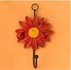 1Pcs Resin Flower Shape Hooks Wall Hangers Key Hat Towel Hooks For Home Kitchen Bathroom Cute Decoration Accessory Gadget