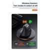 RGB luminous mouse ergonomic design vertical vertical Bluetooth BT + 2.4G dual-mode Bluetooth wireless mouse
